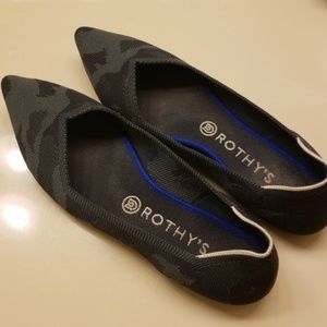 Rothys dark camo shoes